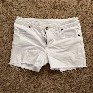 White Kut Gidget denim shorts